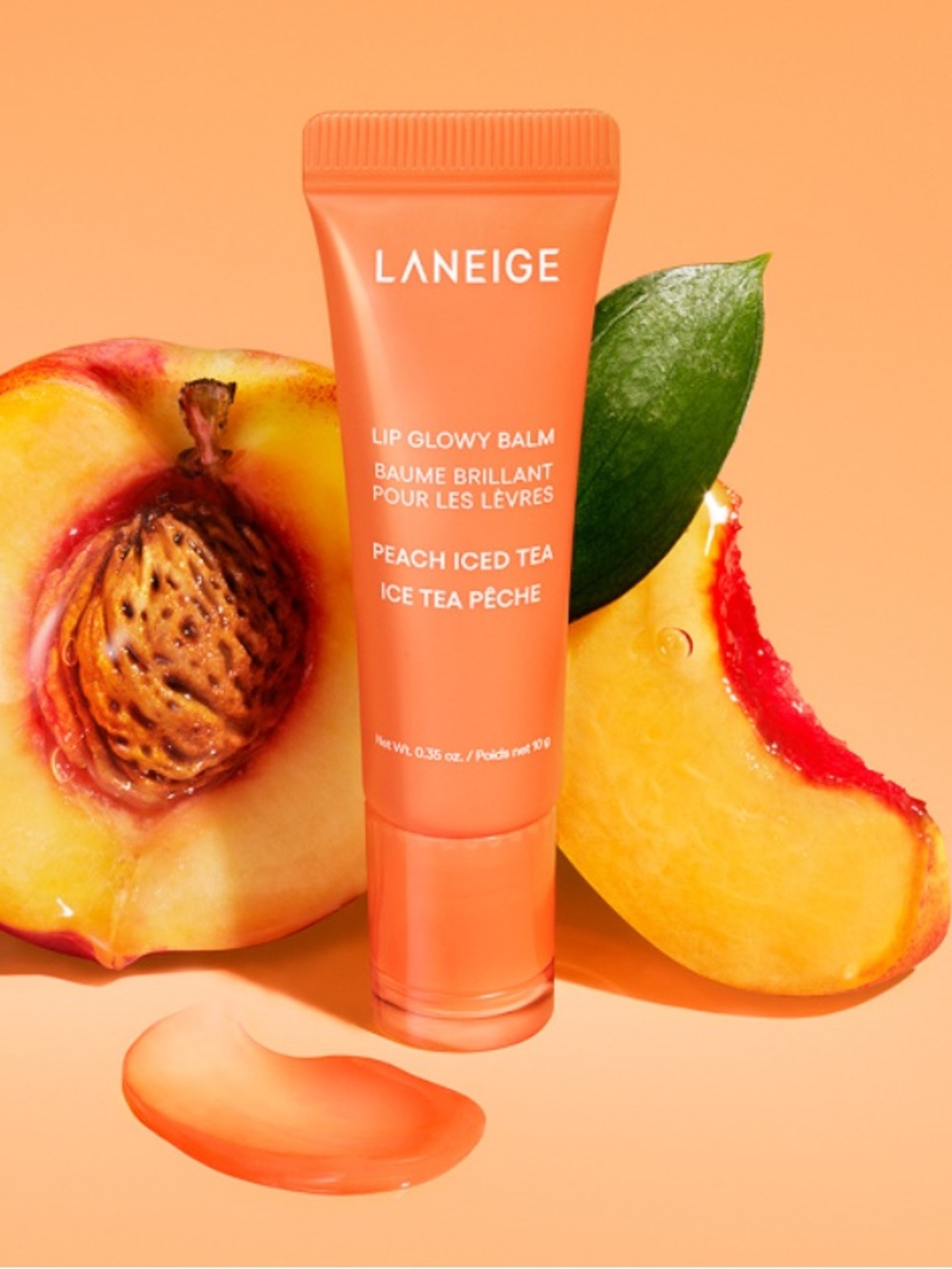 ⚡️🖤Laneige Peach Iced Tea Lip Glowy Balm